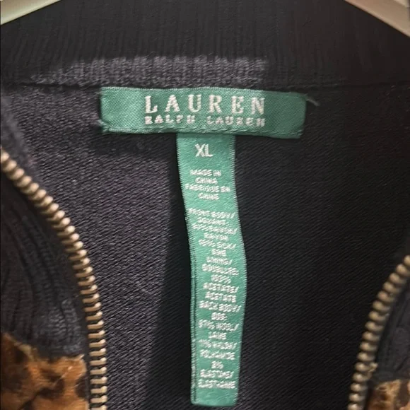 Leopard Print and Black Jacket - Picture 2 of 6